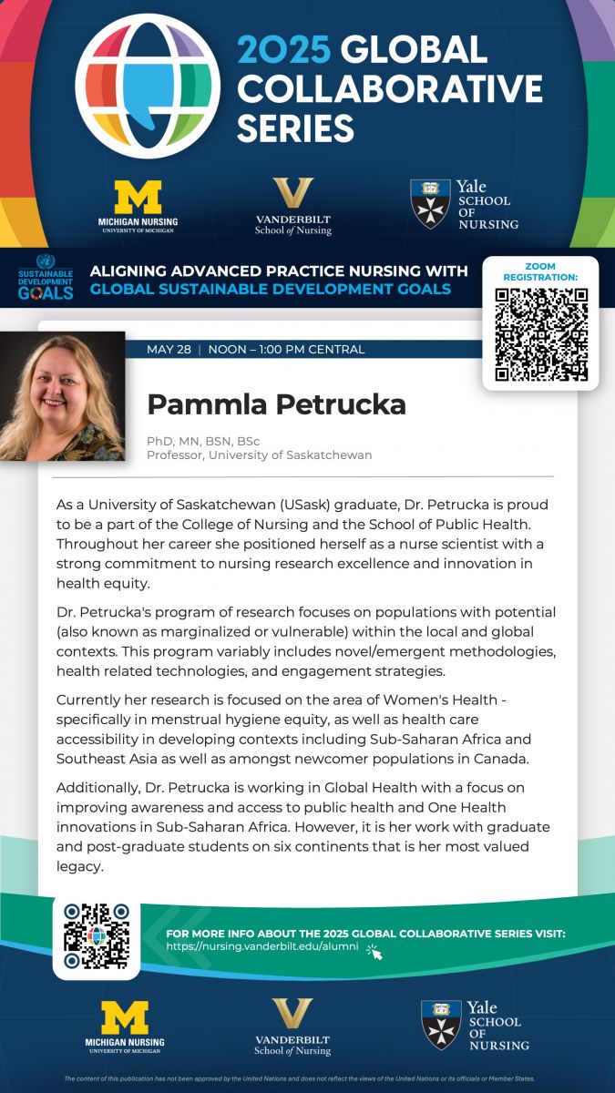  ALIGNING ADVANCED PRACTICE NURSING WITH GLOBAL SUSTAINABLE DEVELOPMENT GOALS