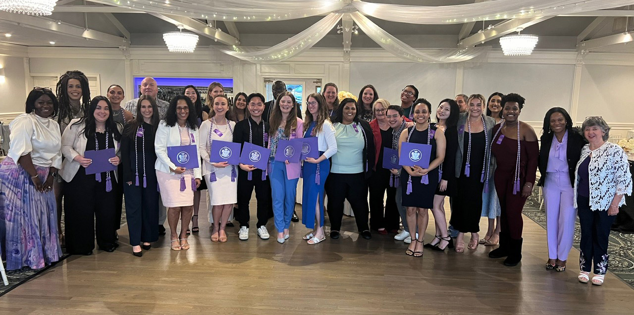 Students and Faculty celebrated the new inductees of the Delta Sigma Mu chapter of the Sigma Theta Tau On May 15. 