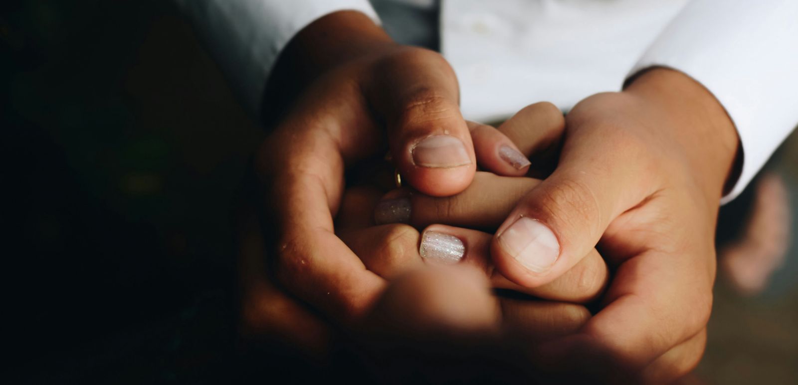 Close up of hands