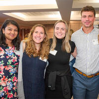 YSN students at an event