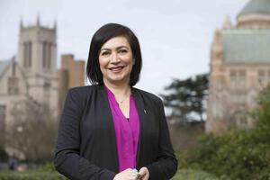 Dean Azita Emami at the University of Washington