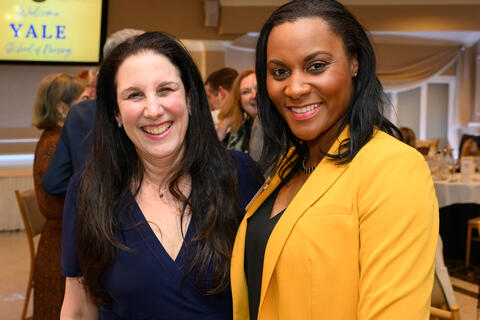 Pam Belluck and Daileann Hemmings at YSN's 21st annual Creative Writing Awards