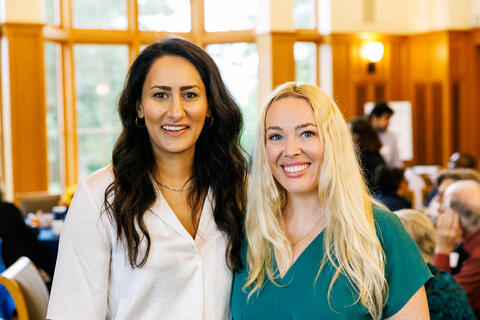 2023 Decade Award winners Pritma Dhillon-Chattha ’18 DNP and Brighid Gannon ’18 DNP were recognized for their work with Lavender, an online psychiatry and therapy office launched during the Covid-19 pandemic. 
