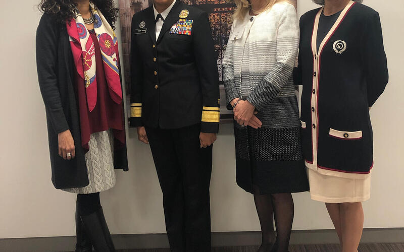 Rear Admiral Sylvia Trent-Adams was the Bellos Lecture speaker in 2019.