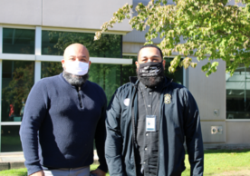 ODEI Director Maurice Nelson, MeD, CDE, and Senior Administrative Assistant Eddie Quiles