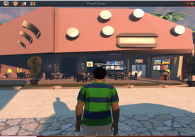 An avatar is pictured in the virtual environment.