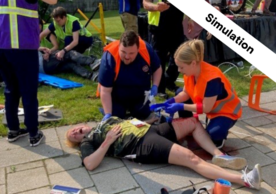 GEPN students rose to the challenges posed by the 2023 mass-casualty disaster simulation. GEPN students rose to the challenges posed by the 2023 mass-casualty disaster simulation.