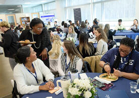 YSN welcomed nearly 100 guests to Admitted Students Day.